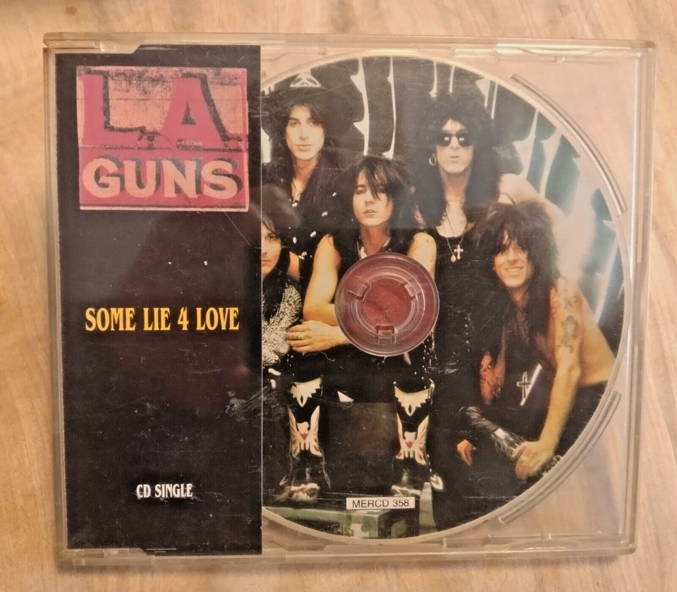 L.A.GUNS SOME LIE 4 LOVE '91CD SINGLE RARE Hollywood Vampires '91 CD 3D Glass Foto 2 de 4
