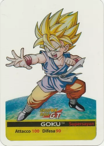 Lamincards Dragon Ball GT Edibas Serie Smeraldo GOKU N 23