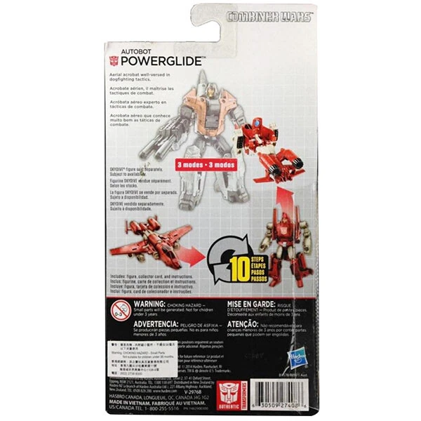 Hasbro Transformers Powerglide Combiner Wars Legends Class Genarations Figure - Image 3 of 4
