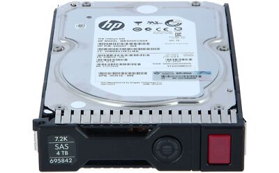 HP - 695510-B21 - HP 4TB 6G SAS 7.2K rpm LFF (3.5-inch) SC Midline   Hard Drive