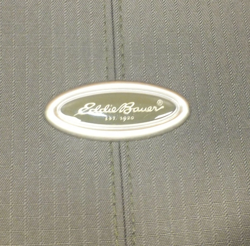 Bolsa de equipaje de almacenamiento de traje de ropa con cremallera verde genuina Eddie Bauer **LEER**  Foto 2 de 4