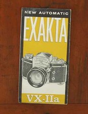 IHAGEE EXAKTA VX-11a SALES BROCHURE/50638