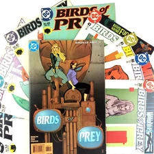 Birds of Prey 10 Comic Book Lot DC Issues 38 39 40 41 43 45 47 48 49 53 