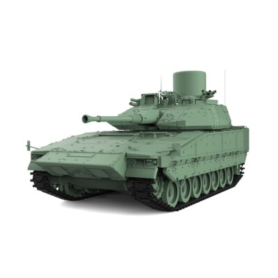 SSMODEL 1/87 HO Scale Railway Model Kit Sweden CV9040C Infantry