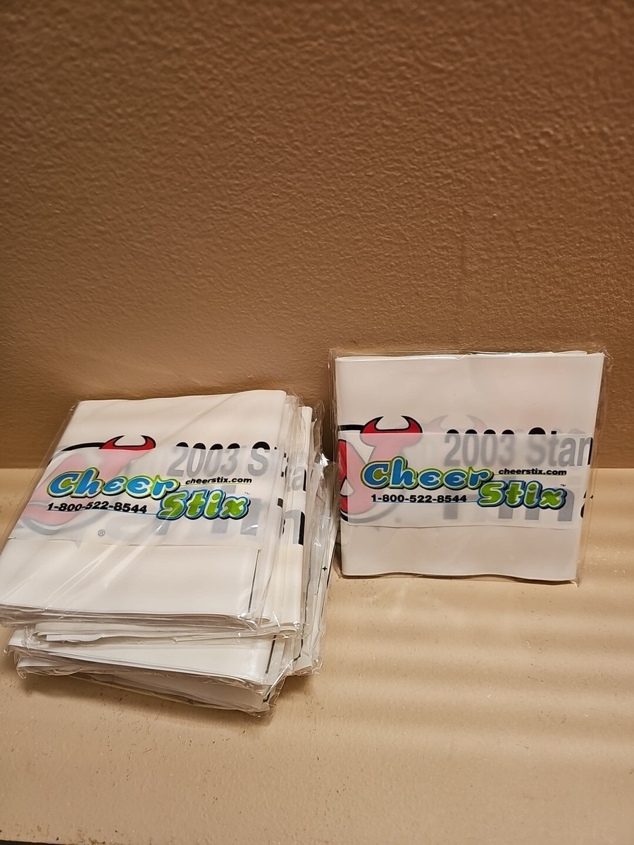 Lot Of 12 2003 new jersey devils Stanley Cup Finals cheer stix nj