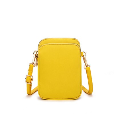 Kleine Handtasche Schultertasche Reißverschluss Handy Geldbörse Umhängetasche
