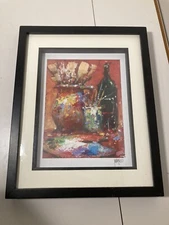 Marko Mavrovich-Resting In The Studio Seriolithograph Framed Under Glass w/ COA