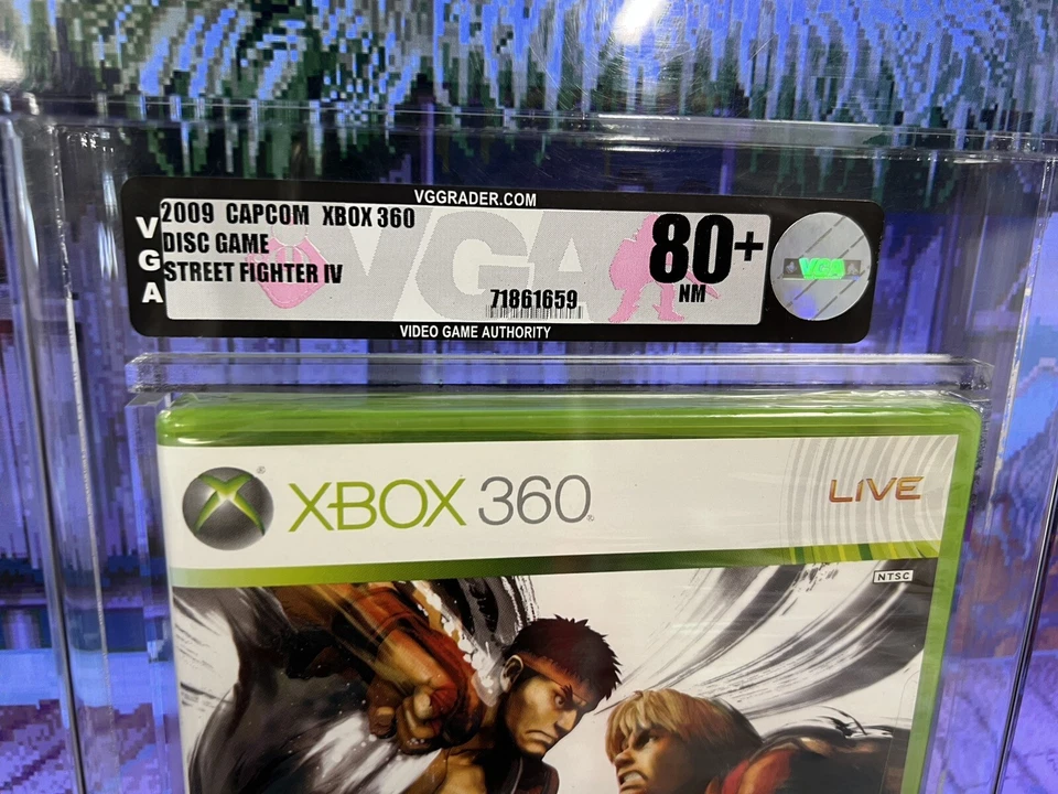 2009 XBOX 360 Street Fighter IV 4 Graded VGA 80+ NM BRAND NEW SEALED - Image 2 of 4