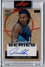 2022-23 Leaf Signature Series Autograph BA-JW2 Jabari Walker RC AUTO 1/1 Blazers