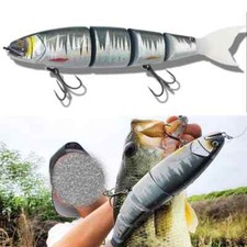 Lures 200mm Swimming Bait Jointed Floating Sinking Giant Bait 4 Section Lure New