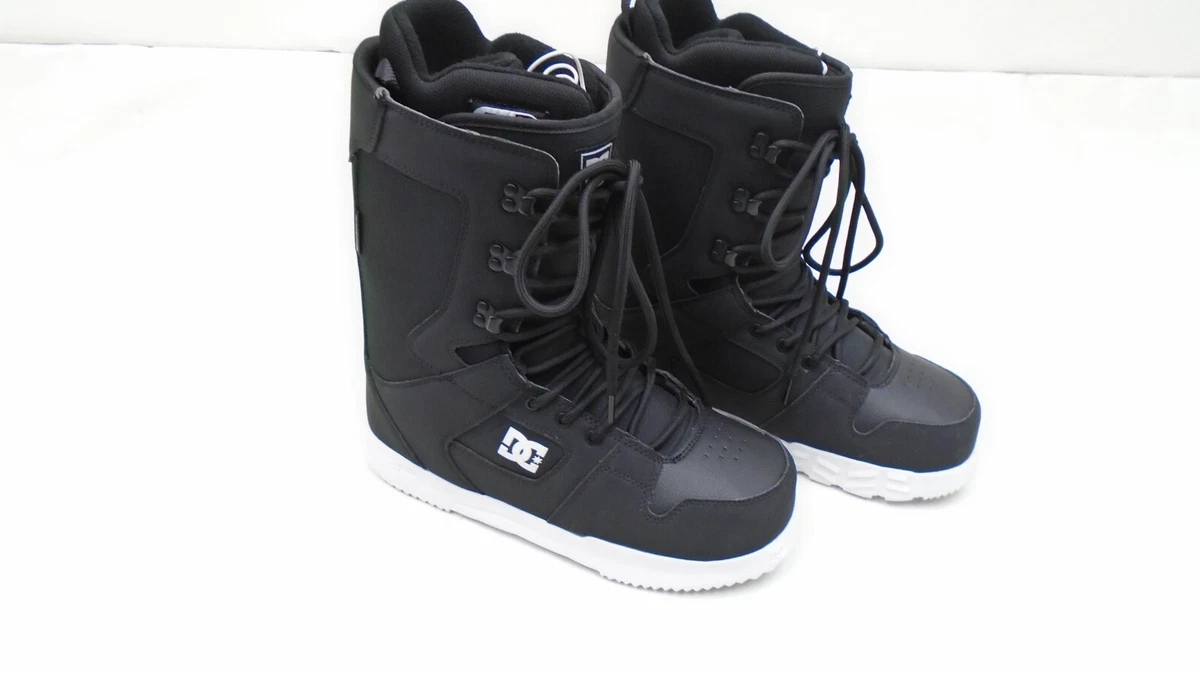 Men\'s 10.5 DC Phase Snowboard Boots Black Lace Up Gum Outsole 103400 2007 Dc Park Snowboard Boots for sale - eBay main image 2