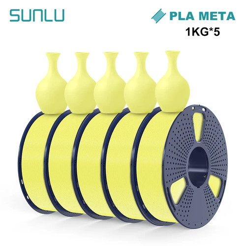 PLA Meta/ PLA Matte Filaments 5Rolls 3D Filament 1KG/roll 1.75mm 100% Filament - 第 8/42 張圖片