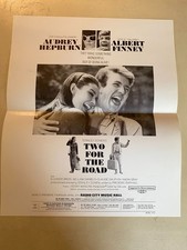 Two for the Road Premiere Ad Mat Radio City Music Hall 1967 Audrey Hepburn!