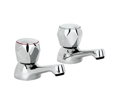 Pro Tap Classic Waschtisch-Säulenarmaturen 298610CP verchromt, Ref245