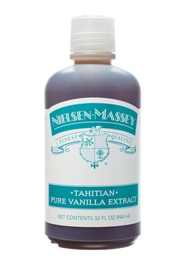 Tahitian Pure Vanilla Extract for Baking and Cooking, 32 Ounce Bottle