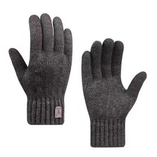 Men Winter Touch Screen Gloves Warm Thick Wool Knit Cold Proof Velvet Lined USA