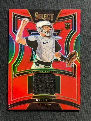 #ad #ad 2025 Panini Select SS KT KYLE TEEL RC Jersey Selective Swatches Red 99 $6.29