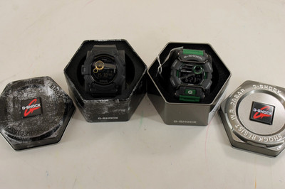 Casio Bundle of 2 G-SHOCK Watches GD-400-3DR- G-9300GB-1DR