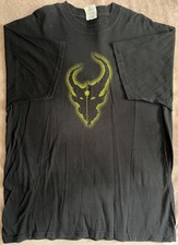 Camiseta Silueta Calavera Banda Cazador Demonios Para Hombre XL Tríptico Verano De Oscuridad