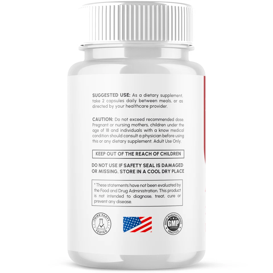 (Paquete de 2) Vitamina de glucógeno biocelular Biocell Blood Health Support 120 cápsulas Foto 3 de 4