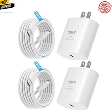 iPhone 17 16 15 Pro Max Charger 30W USB C 17 16 15 Air Pro Max Chargers Block Fa