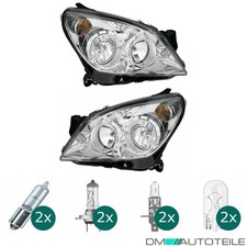 Hauptscheinwerfer Scheinwerfer Set H7/H1 passt für Opel Astra H 07-09