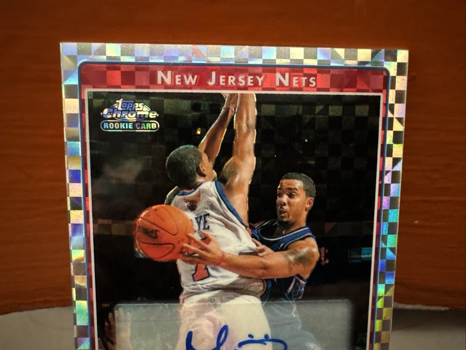 2007/08 Topps Chrome Marcus Williams Rookie X Fractor Auto #’d 10 - Image 3 of 4