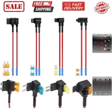 8 Pack 4 Types 12V Car Add-a-Circuit Fuse Tap Adapter,Standard Mini Micro2 an...