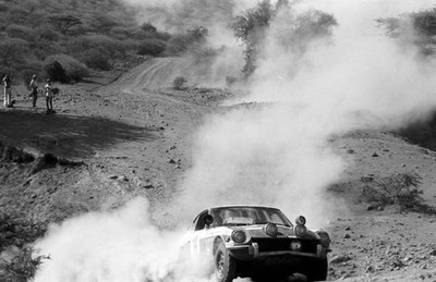 Hans Schuller Dieter Steinmann Datsun 260Z Safari Rally Kenya Marc- Old Photo 5