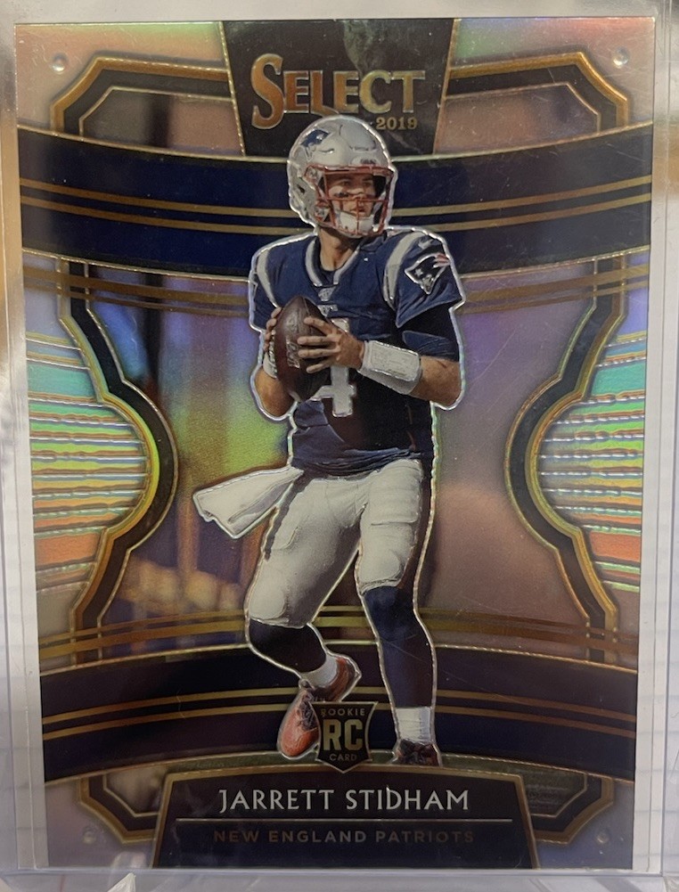 Jarrett Stidham 2019 Panini Select #75 Rookie Silver Patriots Raiders BRONCOS
