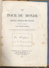 1864 Le Tour Du Monde La Belgique France Livre Ancien Illustré Français