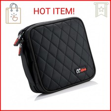 CCidea 40 Capacity CD/DVD Case Holder Portable Wallet Disc Storage Binder for Ca
