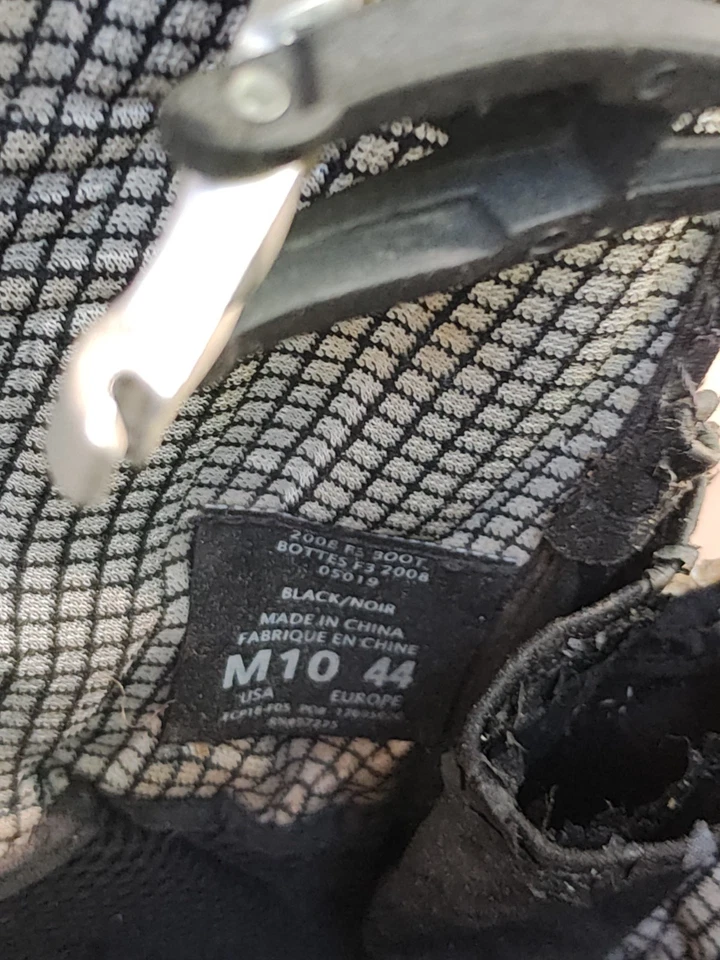 Botas motocross hombre 10 y 1/2 usadas muy buen estado sapo duro Foto 3 de 4