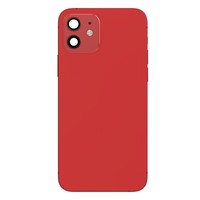 Clappio, Komplettes GehäUse FüR Iphone 12, MittelgehäUse + Batteriedeckel, Rot