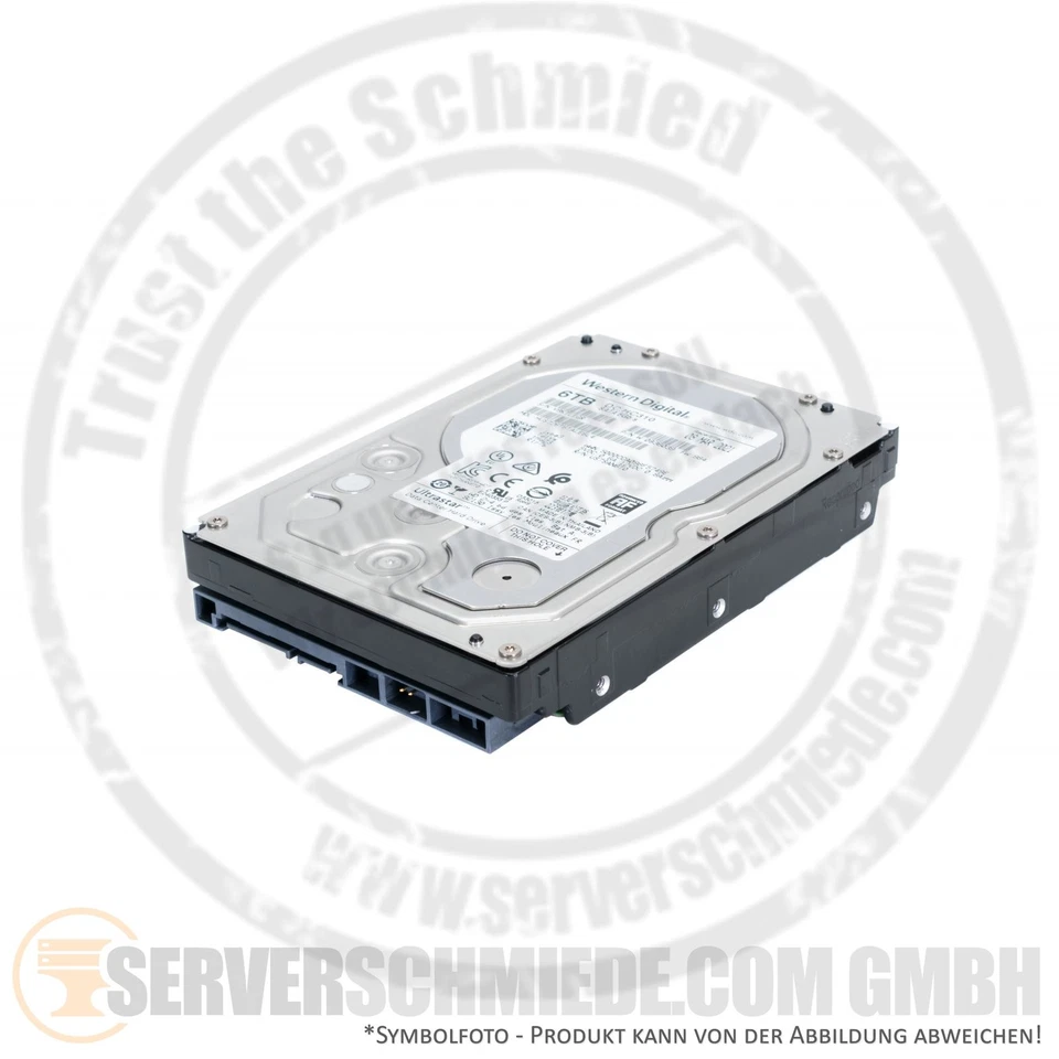 6TB 3,5" SATA 6G 512e WD DC HC310 Enterprise 24/7 Raid HDD Festplatte +zero hour - Bild 2 von 4