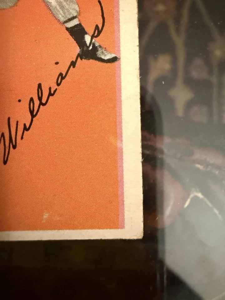 1954 Topps - Ted Williams #1 белая спина - Изображение 3 из 4