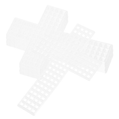  20 Pcs Häkelprojekte Gitter Kunststoff Mesh-Leinwand Zum Basteln