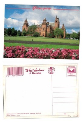Postcard - Kelvingrove Art Gallery and Museum, Glasgow, Scotland UNPOSTED