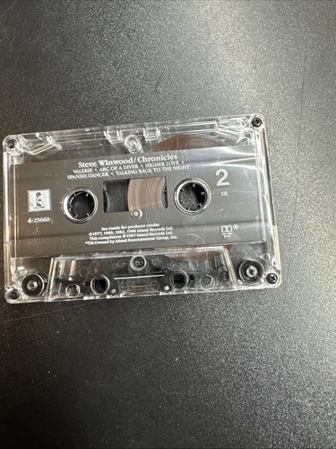 Steve Winnwood Chronicles 1982 Island Records Audio Cassette Tape - Picture 8 of 9