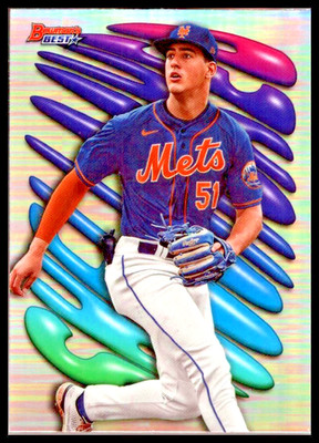 2023 Bowman's Best Shellacked #SH24 Colin Houck New York Mets