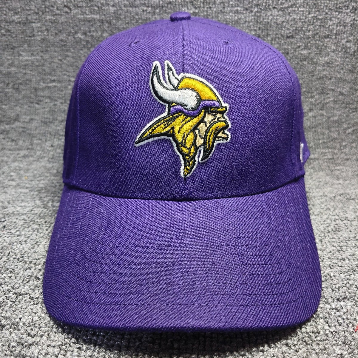 '47 Brand Minnesota Vikings NFL Purple Snapback Curved Brim Hat Cap