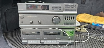 Sony LBT-V102 Stereo System Cassette Records Am Fm - Tape Players Don t Work
