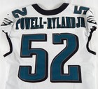 2024 Philadelphia Eagles Antwaun Powell-Ryland Jr #52 Game Used White Jersey 50 — photo 8