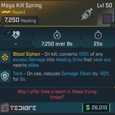 Borderlands 4 MEGA KILL SPRING TANK REPKIT PS5/XBOX/PC