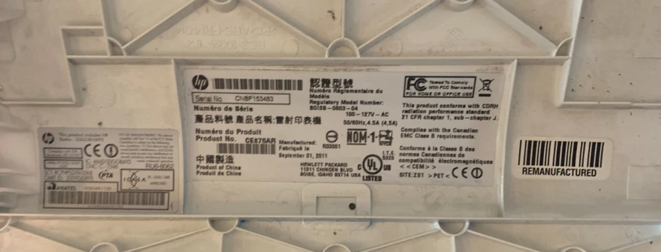 HP Color LaserJet Pro CP1525nw Wireless Laser Printer CE875A - Toner + Ink Incl. - Image 3 of 4