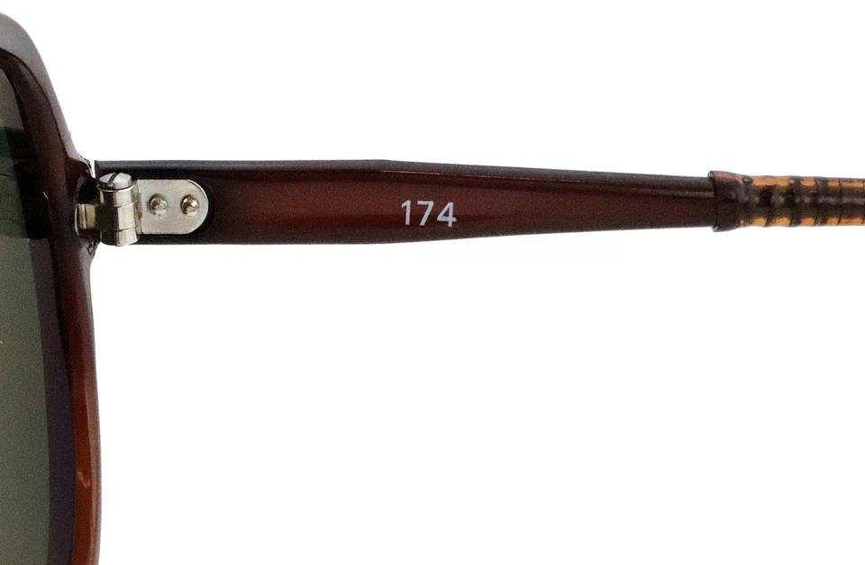 Gafas de sol vintage VUARNET 174 58 mm marrón bobina de vidrio mineral sobre aviador Francia Foto 4 de 4
