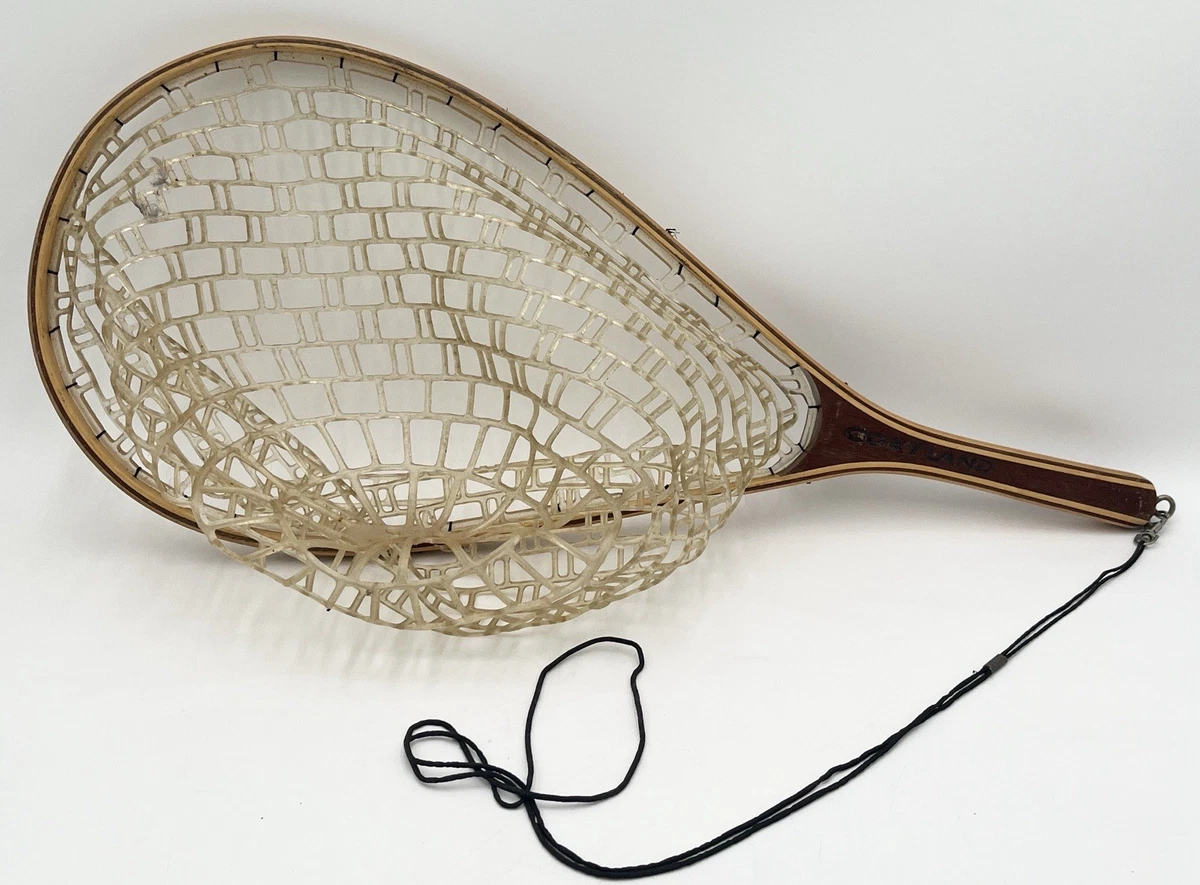 courtland vintage fish net Vintage Cortland Fly Fishing Gentle Rubber Landing Net