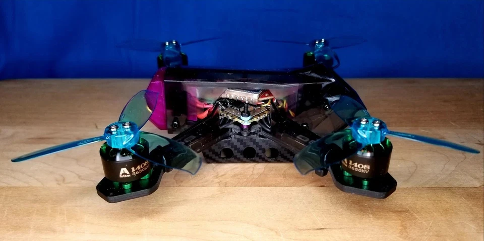NEW- Custom Built 533 Tiny Trainer 3 inch 4s FPV Race Drone - Image 4 of 4