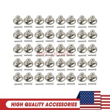 40 Pcs Door Knobs Hardware Cabinet Handles Cupboard Drawer Kitchen Pulls w/Screw