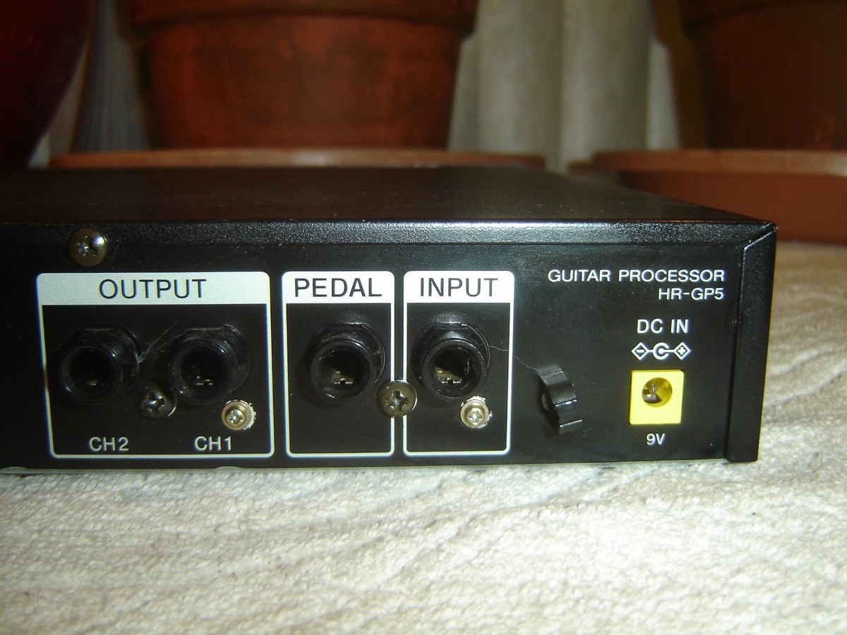 SONY HR-GP5 ギタープロセッサー SONY HR-GP5 with Adapter Guitar Processor effect made in